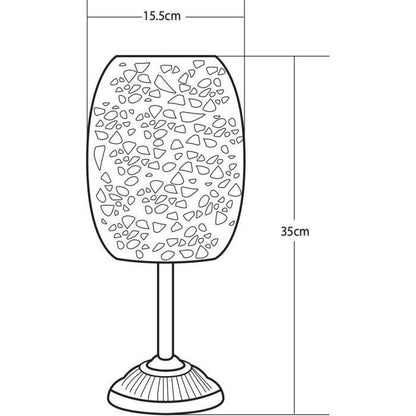 Solar lantern - GALIX - G2003 - Copper metal - White LED 10 lumens - H35 cm