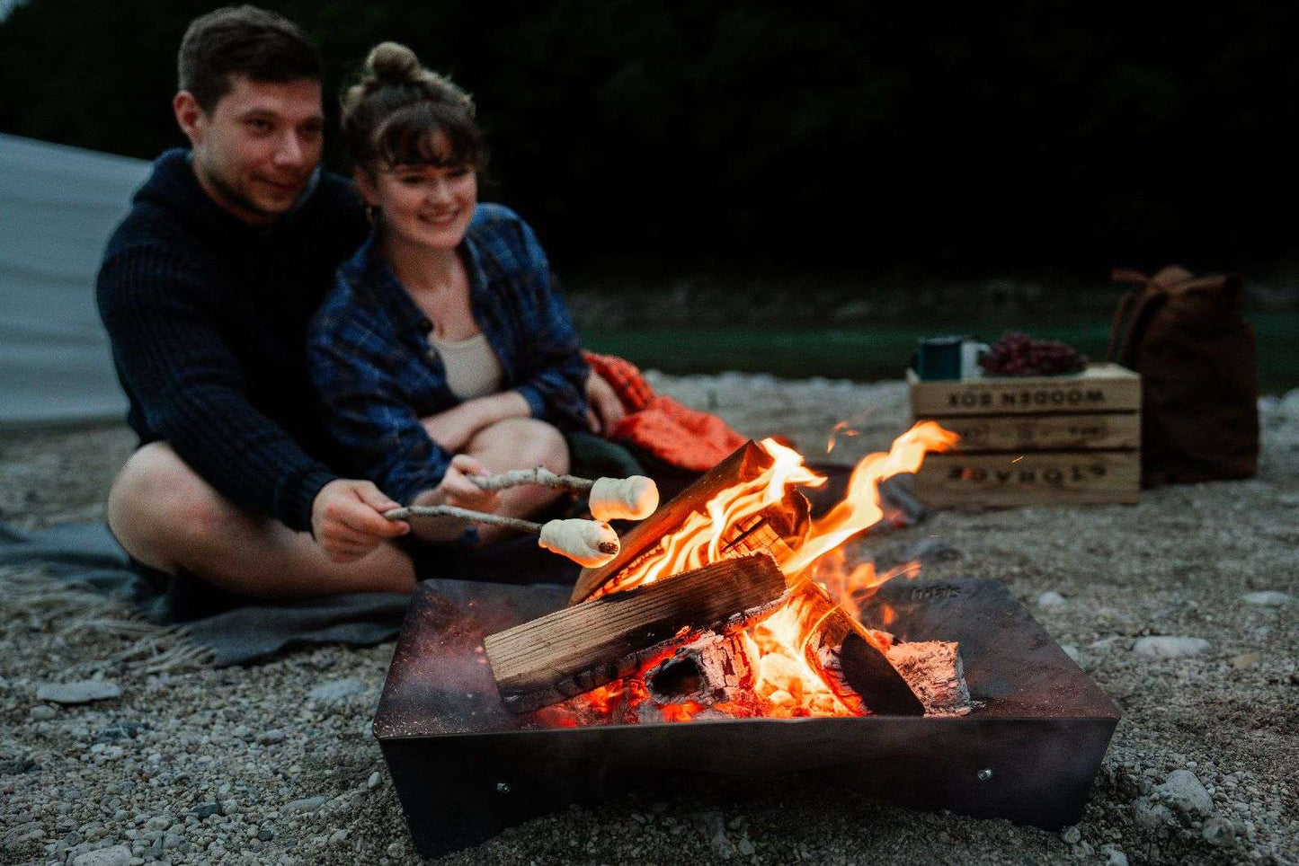 HÃ¶fats Drievoudige Vuurschaal 65 - Furniture > Outdoor Furniture > Outdoor Tables > Fire Pits