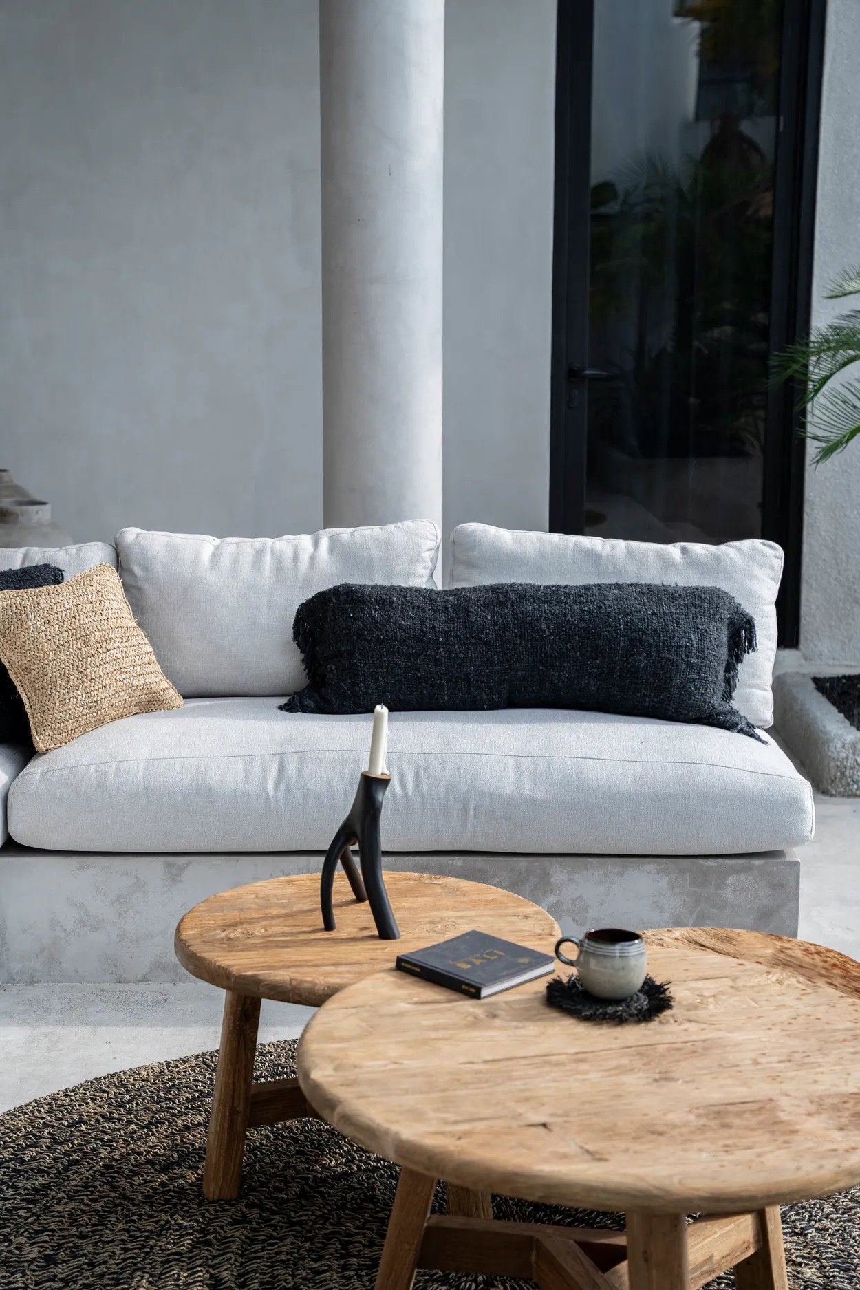 Bazar Bizar De Oh My Gee Kussenhoes - Zwart Marine - 35x100 - Home & Garden > Decor > Throw Pillows