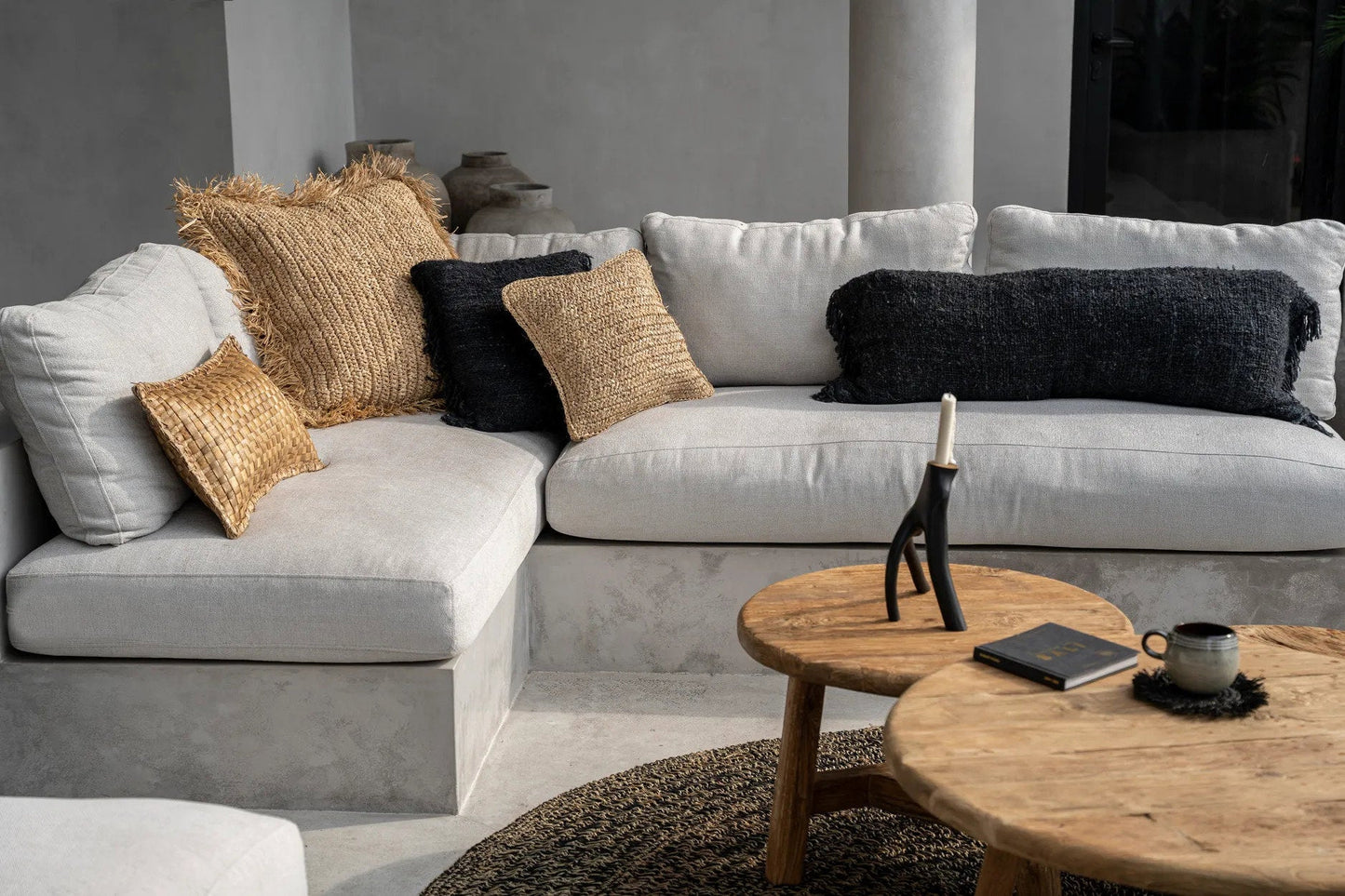 Bazar Bizar De Oh My Gee Kussenhoes - Zwart Marine - 35x100 - Home & Garden > Decor > Throw Pillows