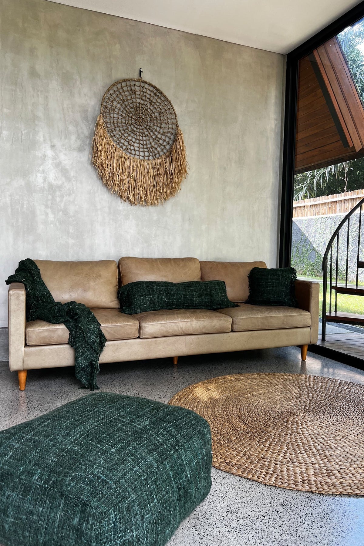 De Oh My Gee Kussenhoes - Bosgroen - 35x100"