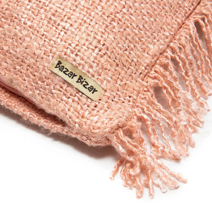 Bazar Bizar De Oh My Gee Kussenhoes - Zalmroze - 40x40 - Home & Garden > Decor > Throw Pillows