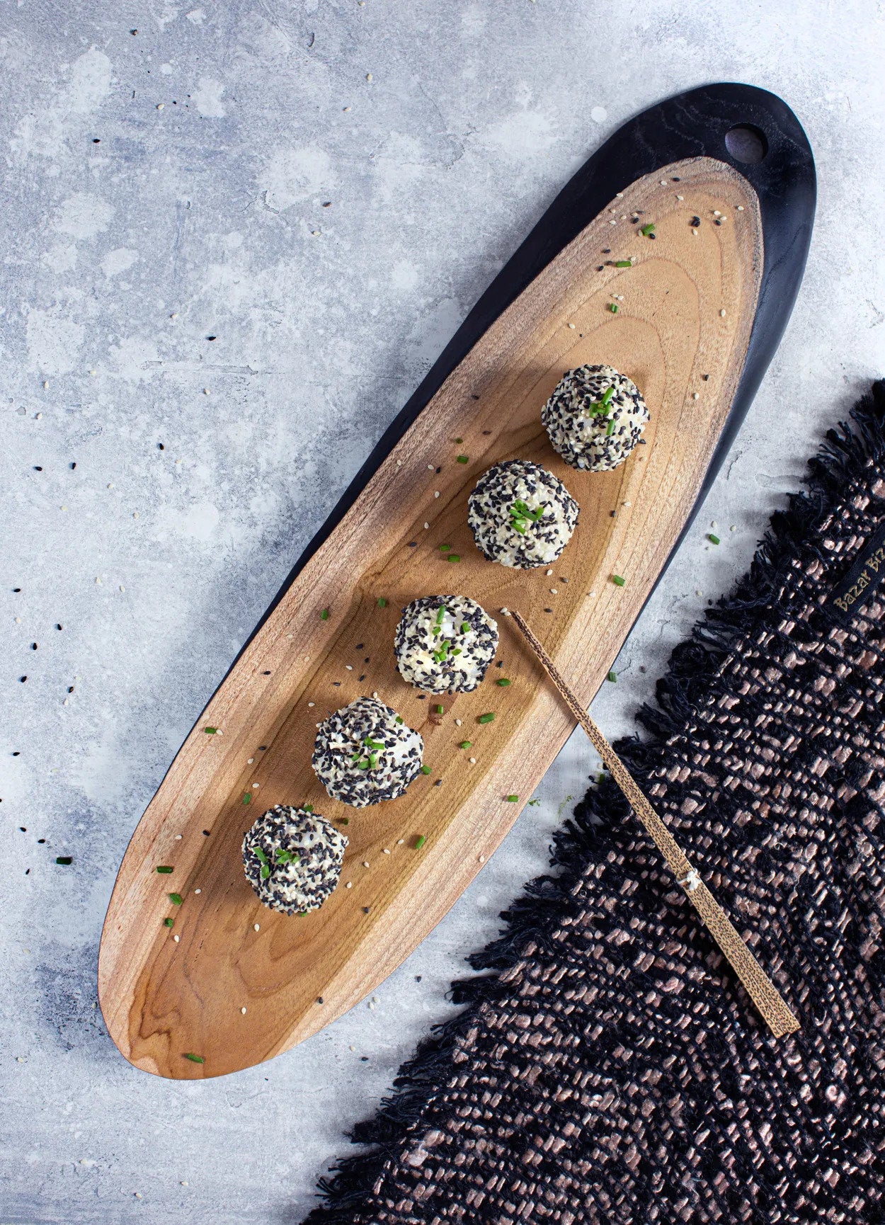 Bazar Bizar Het Oh My Gee Placemat - Zwart Koper - Set van 4 - Home & Garden > Linens & Bedding > Table Linens > Placemats