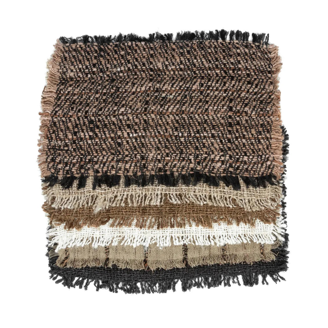 Bazar Bizar Het Oh My Gee Placemat - Zwart Marine - Set van 4 - Home & Garden > Linens & Bedding > Table Linens > Placemats