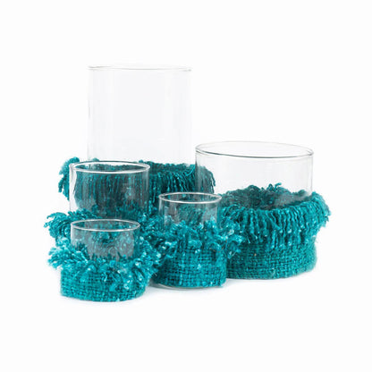 Der Oh My Gee Kerzenhalter – Aqua – XL