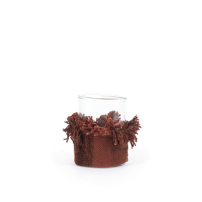 The Oh My Gee Candle Holder - Bordeaux Velvet - M