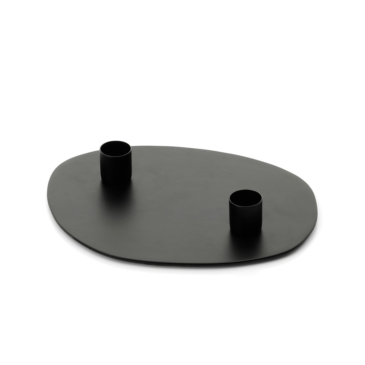 De Glowpad Kaarsenhouder - Zwart - M