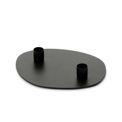 De Glowpad Kaarsenhouder - Zwart - M