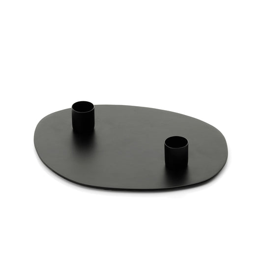 De Glowpad Kaarsenhouder - Zwart - M