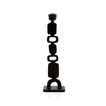 De Totemo kaarsenhouder - Zwart - L