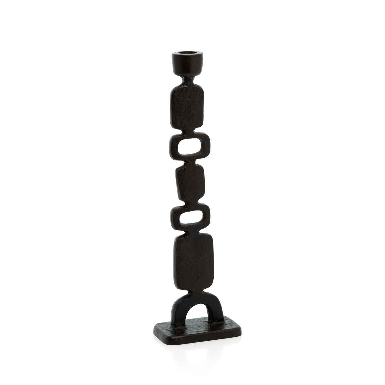 De Totemo kaarsenhouder - Zwart - L