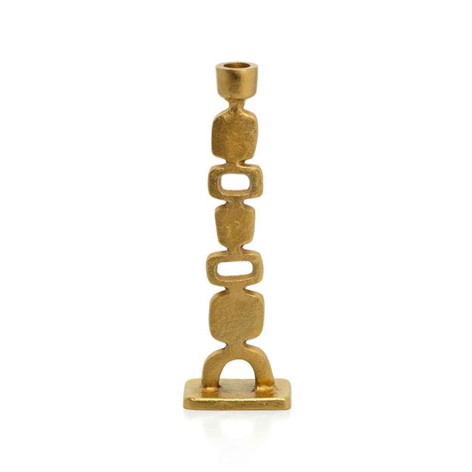 De Totemo kandelaar - goud - M
