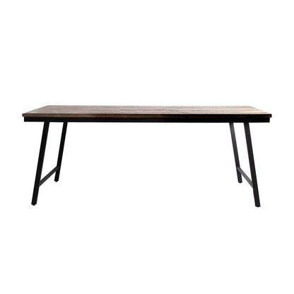 De visgraat consoletafel - naturel