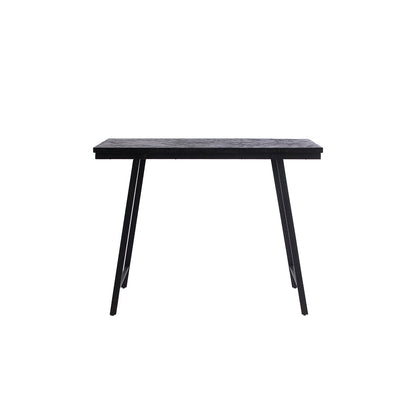 De Visgraat Hoge Tafel - Zwart - 140 cm