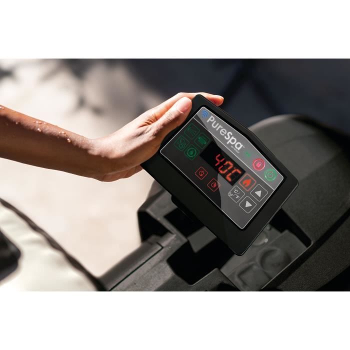 Spa - INTEX - PureSpa Carbon - 6 seats - 140 bubble diffusers - 6 massage jets