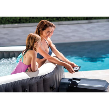 Spa - INTEX - PureSpa Carbon - 6 seats - 140 bubble diffusers - 6 massage jets