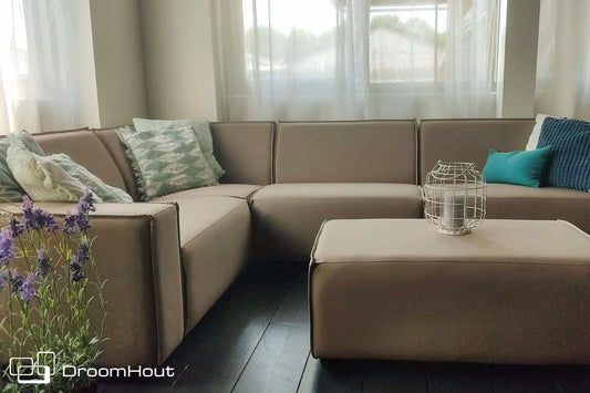 Icon loungebank Bubalou 6-zits hoek - showroommodel Buitenbank > buitensofa > outdoor sofa DroomHout