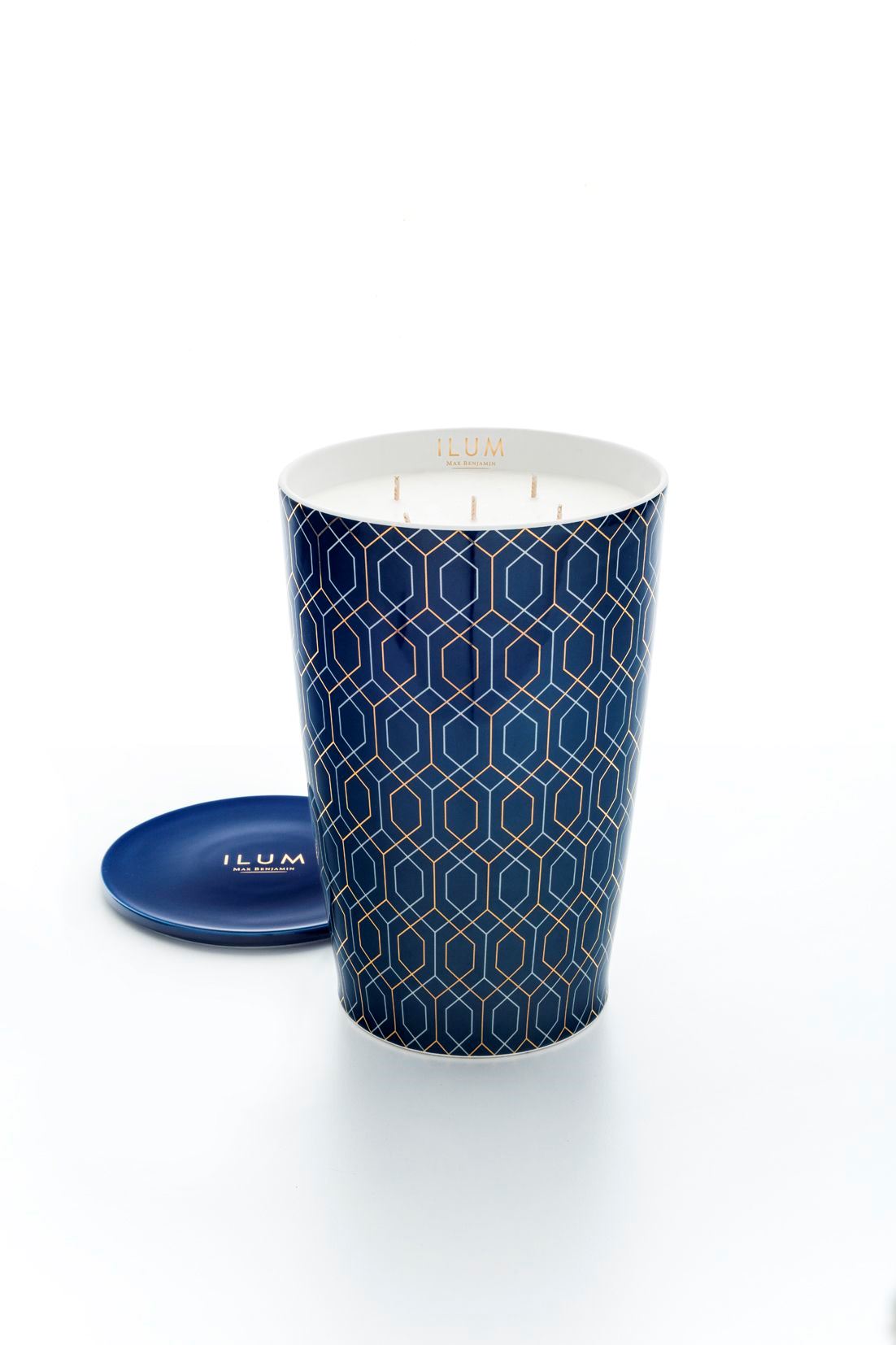 Ilum Belgravia Lux Geurkaars Groot detail voorzijde