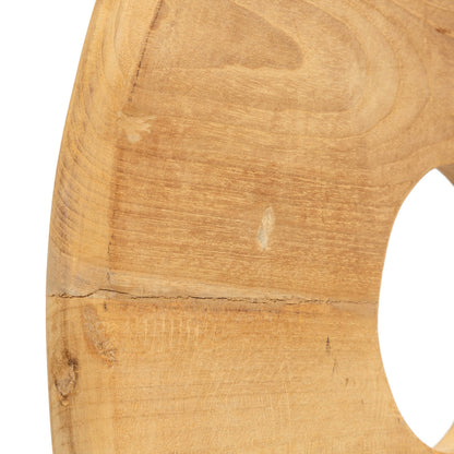 Bazar Bizar De Teak Schijf op Standaard - M - Home & Garden > Decor