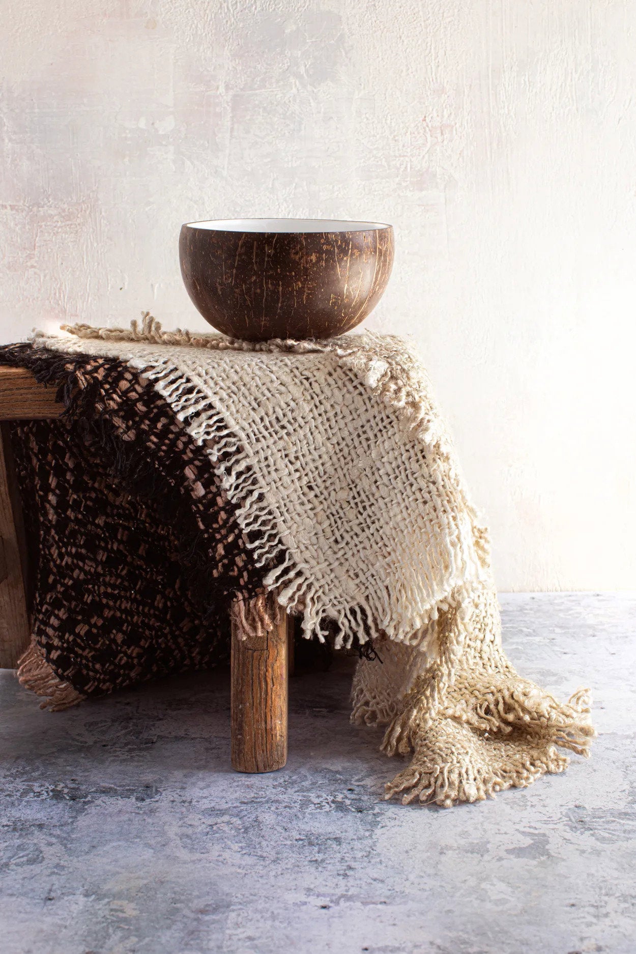 Bazar Bizar De Coco Voerbak - Natuurlijk Wit - Home & Garden > Decor