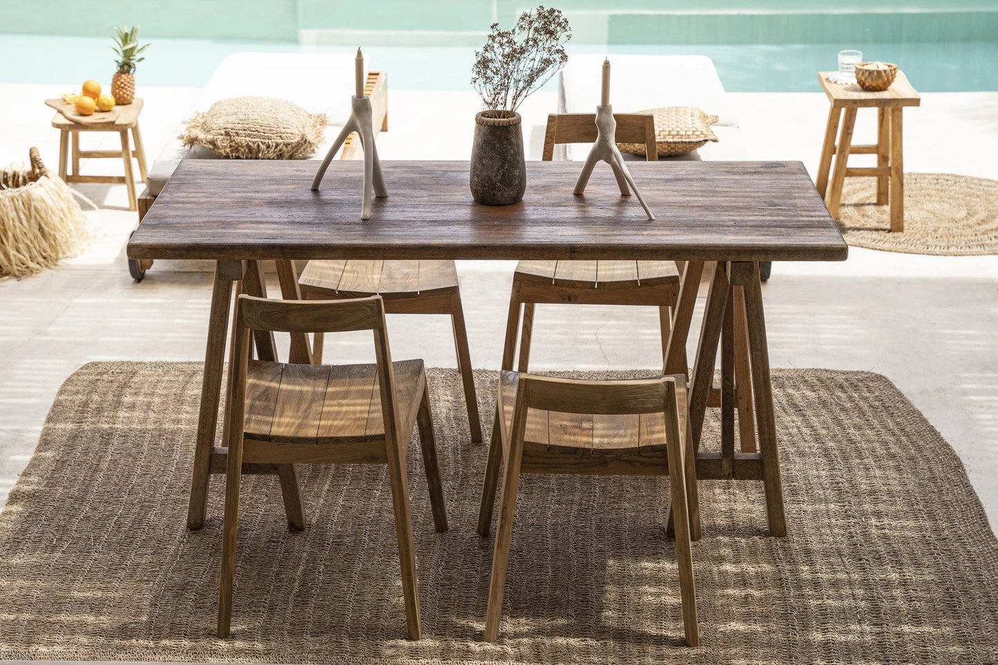 Bazar Bizar De Drievoudige Twijg Kaarsenhouder - Wit - Home & Garden > Decor > Home Fragrances > Candles