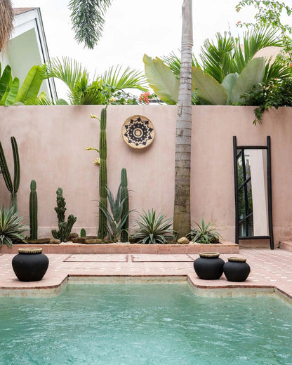 Bazar Bizar De Styly Vaas - Zwart Natuurlijk - L - Home & Garden > Decor > Vases