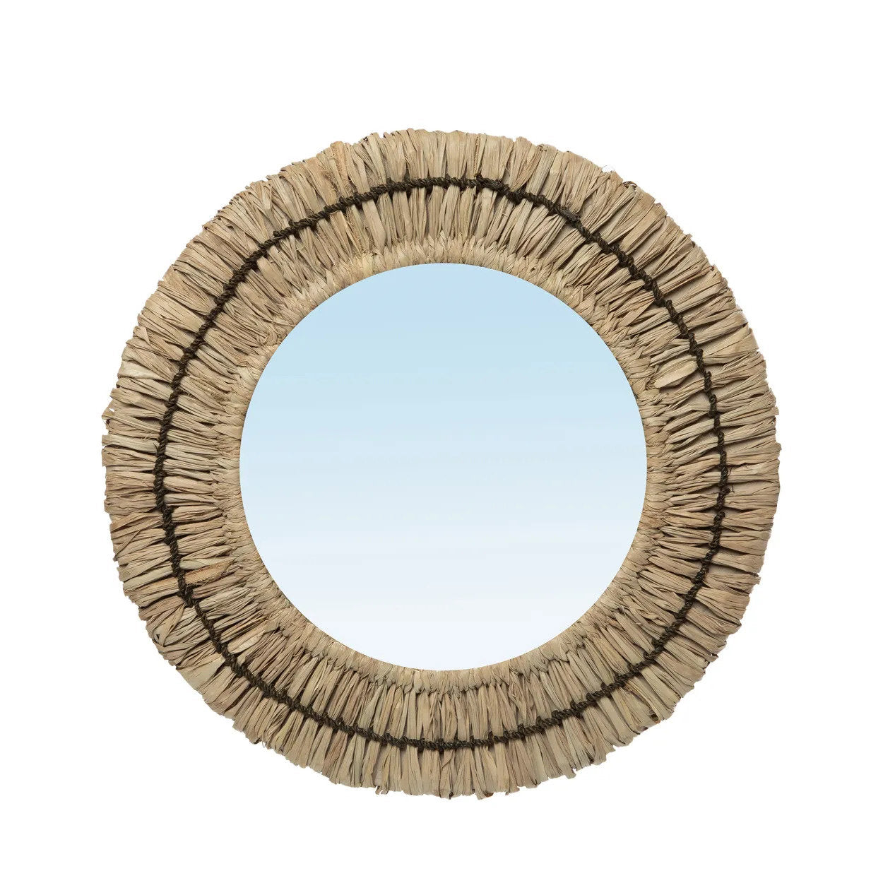Bazar Bizar De Gajih Spiegel - Natuurlijk Zwart - S - Home & Garden > Decor > Mirrors
