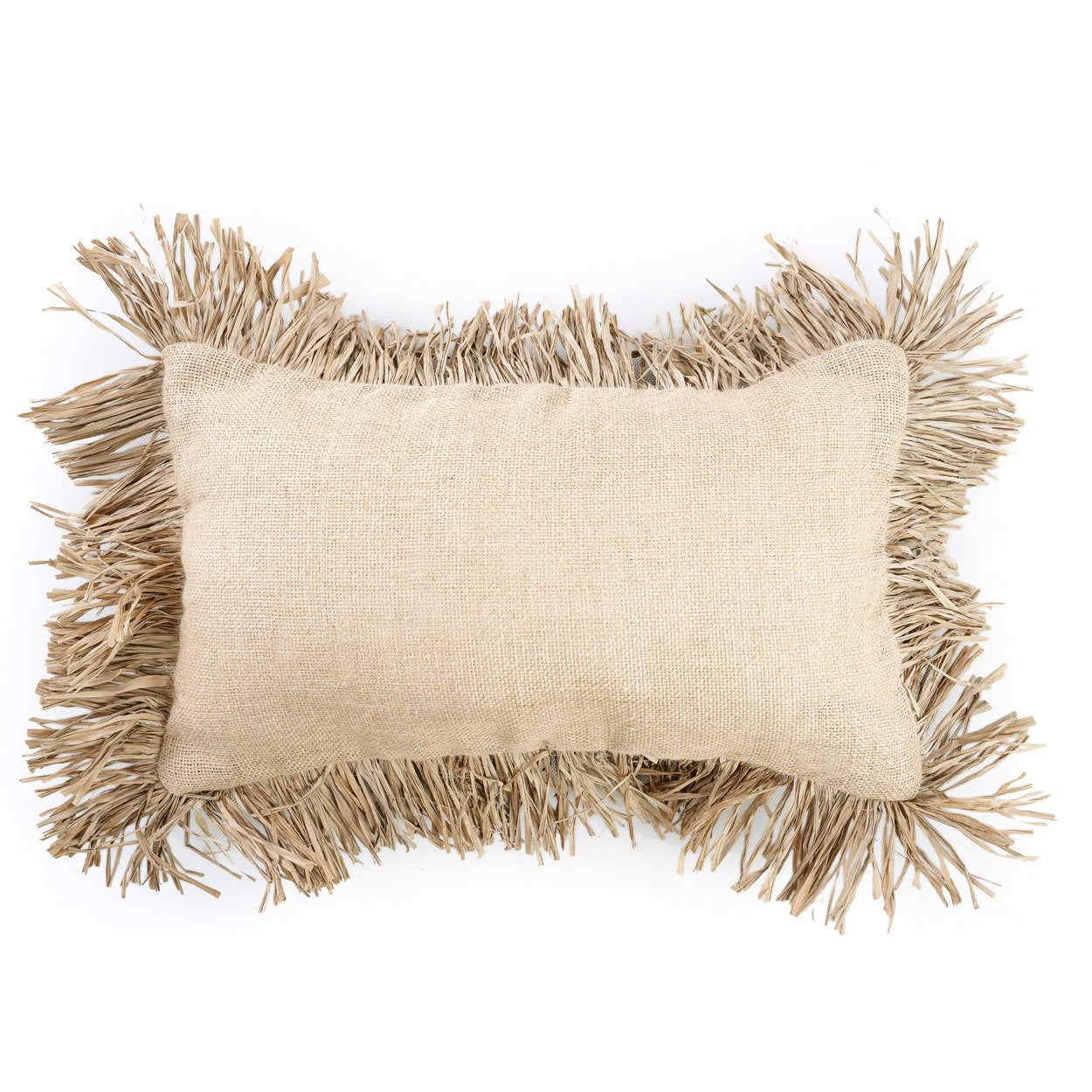 Bazar Bizar De Jute Bonita Kussenhoes - Natuurlijk - 30x50 - Home & Garden > Decor > Throw Pillows