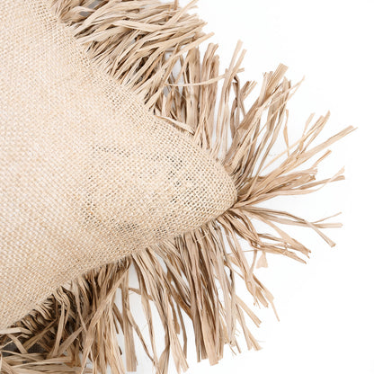 Bazar Bizar De Jute Bonita Kussenhoes - Natuurlijk - 30x50 - Home & Garden > Decor > Throw Pillows