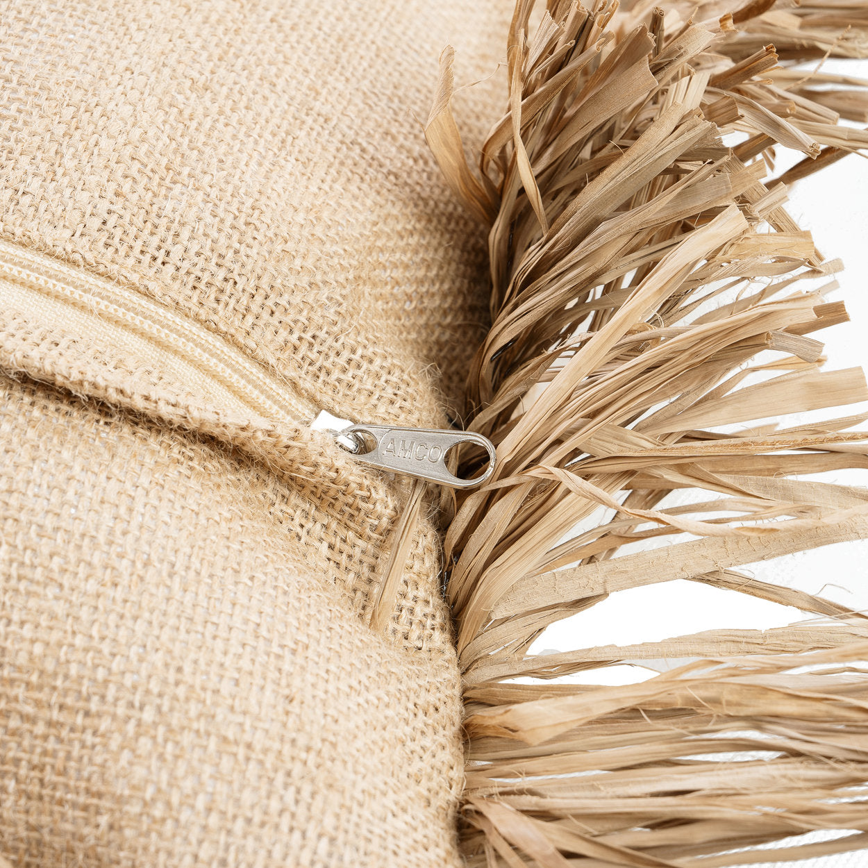 Bazar Bizar De Jute Bonita Kussenhoes - Natuurlijk - 30x50 - Home & Garden > Decor > Throw Pillows