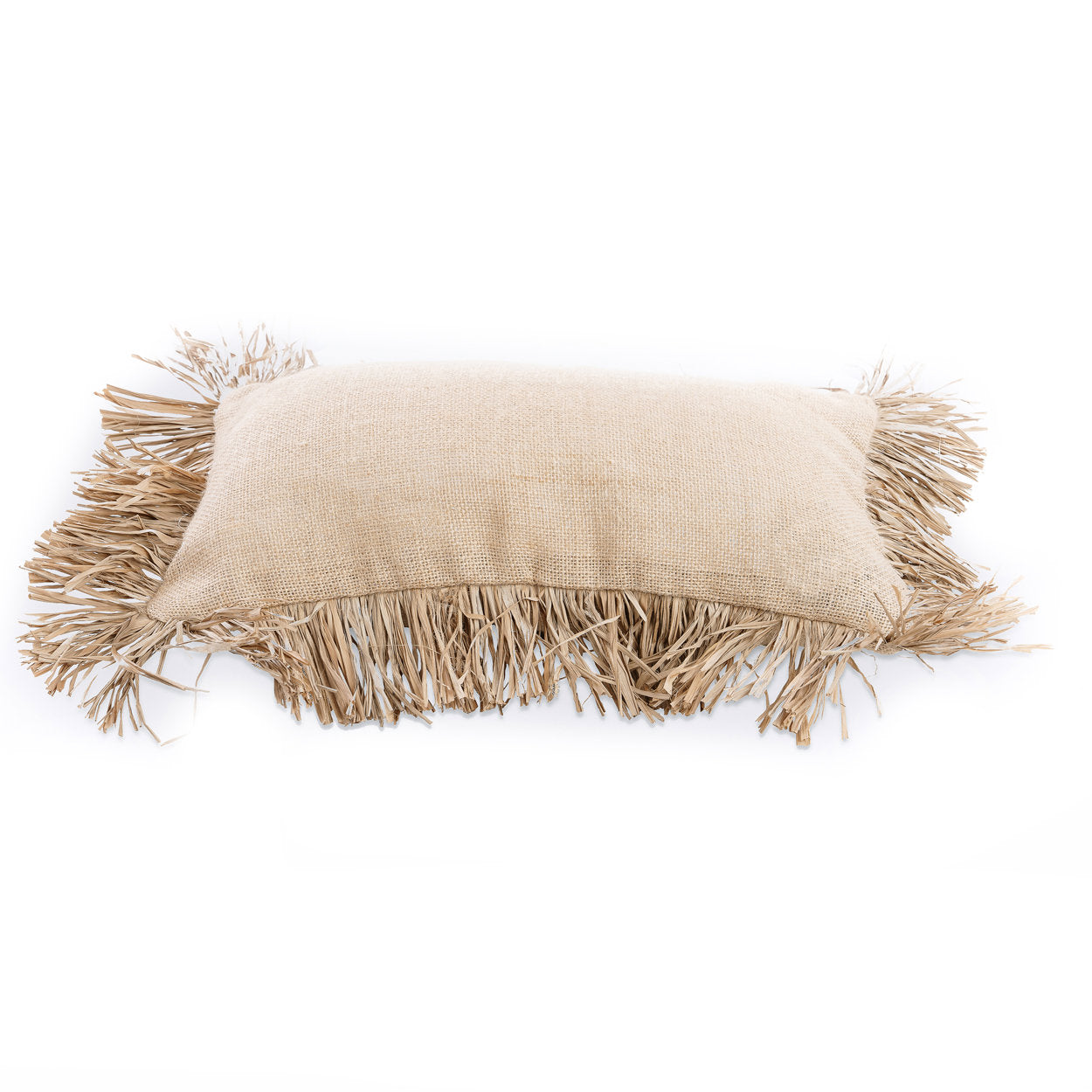 Bazar Bizar De Jute Bonita Kussenhoes - Natuurlijk - 30x50 - Home & Garden > Decor > Throw Pillows
