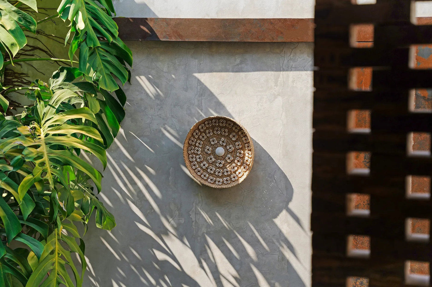 Bazar Bizar De Caribe Schelpenbord - Natuurlijk Wit - M - Home & Garden > Decor