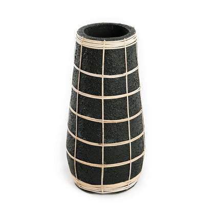 Bazar Bizar De schattige vaas - Zwart Natuurlijk - L - Home & Garden > Decor > Vases