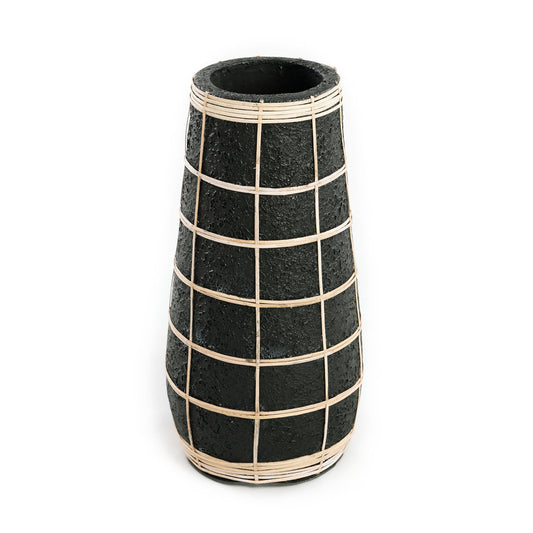 Bazar Bizar De schattige vaas - Zwart Natuurlijk - L - Home & Garden > Decor > Vases