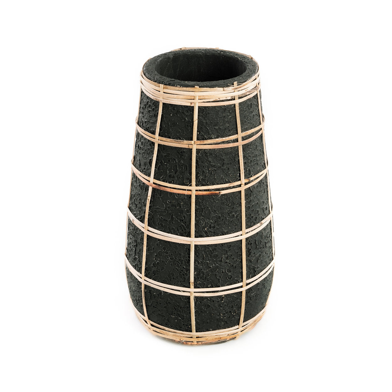 Bazar Bizar De schattige vaas - Zwart Natuurlijk - M - Home & Garden > Decor > Vases
