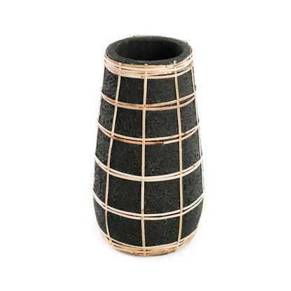 Bazar Bizar De schattige vaas - Zwart Natuurlijk - M - Home & Garden > Decor > Vases