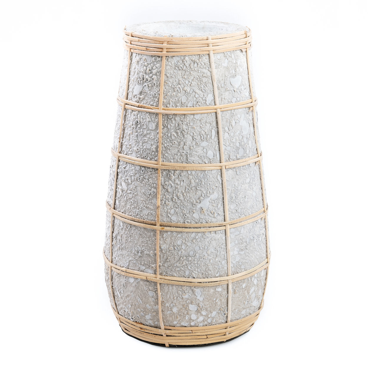 Bazar Bizar De Schattige Vaas - Beton Natuurlijk - L - Home & Garden > Decor > Vases