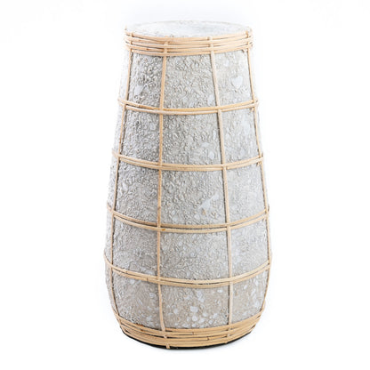 Bazar Bizar De Schattige Vaas - Beton Natuurlijk - L - Home & Garden > Decor > Vases