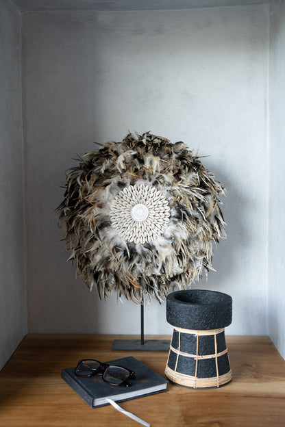 Bazar Bizar De Serene Kaarsenhouder - Zwart Natuurlijk - M - Home & Garden > Decor > Home Fragrances > Candles