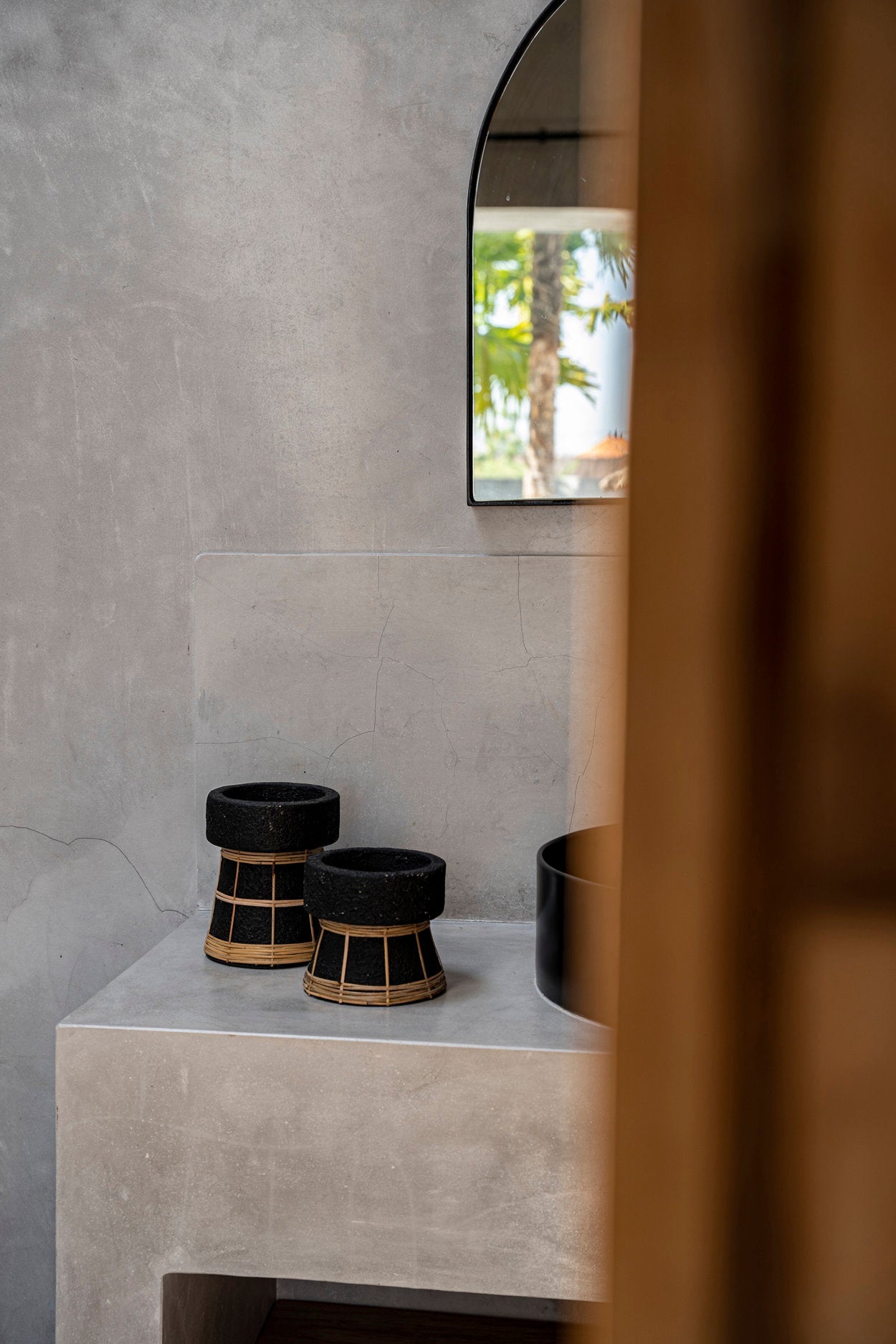 Bazar Bizar De Serene Kaarsenhouder - Zwart Natuurlijk - S - Home & Garden > Decor > Home Fragrances > Candles