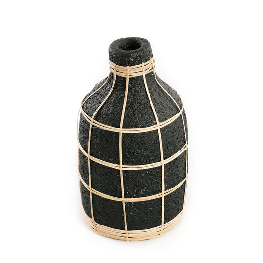 Bazar Bizar De Whoopy Vaas - Zwart Natuurlijk - L - Home & Garden > Decor > Vases