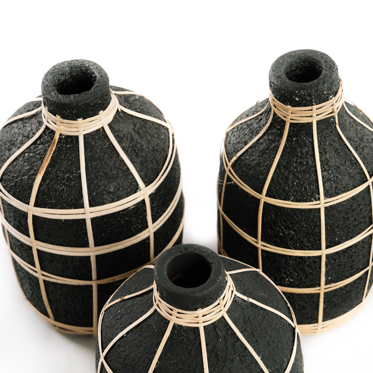 Bazar Bizar De Whoopy Vaas - Zwart Natuurlijk - S - Home & Garden > Decor > Vases
