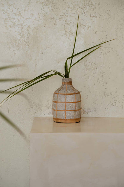 Bazar Bizar De Whoopy Vaas - Beton Natuurlijk - L - Home & Garden > Decor > Vases