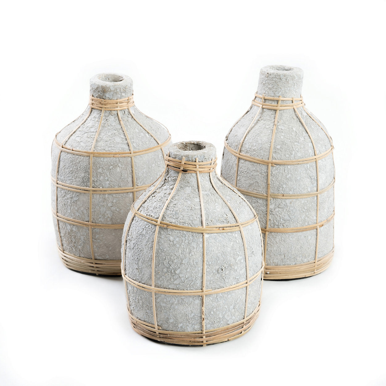 Bazar Bizar De Whoopy Vaas - Beton Natuurlijk - L - Home & Garden > Decor > Vases