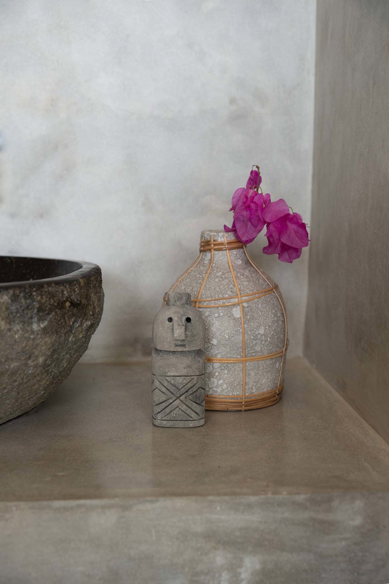 Bazar Bizar De Whoopy Vaas - Beton Natuurlijk - S - Home & Garden > Decor > Vases