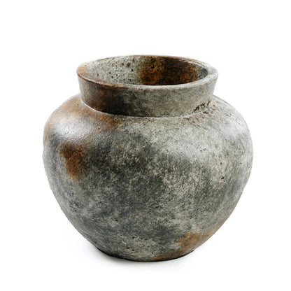 Bazar Bizar De Funky Vaas - Antiek Grijs - M - Home & Garden > Decor > Vases