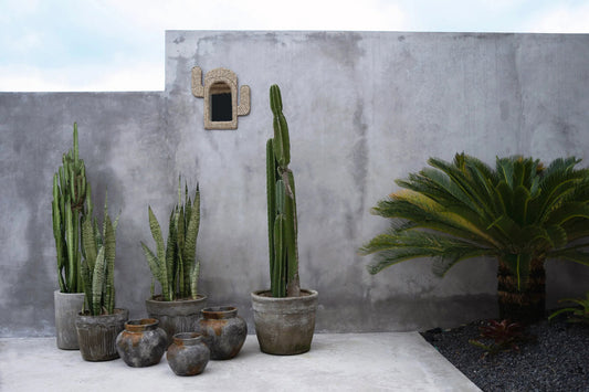 Bazar Bizar De Funky Vaas - Antiek Grijs - M - Home & Garden > Decor > Vases