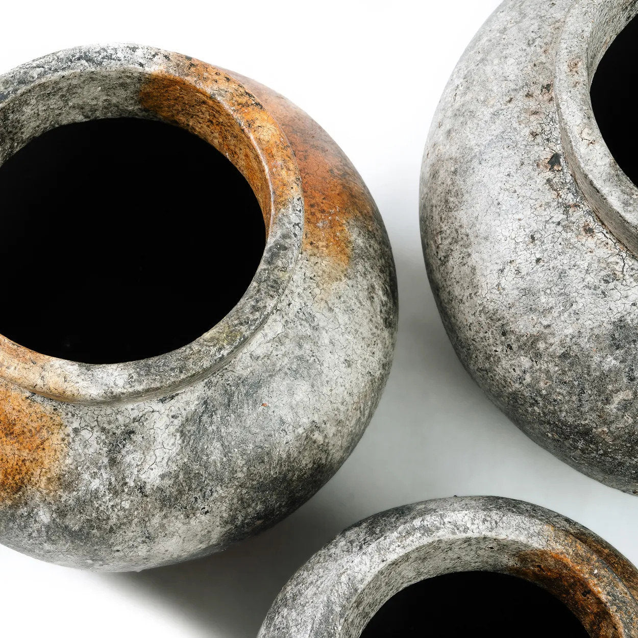 Bazar Bizar De Funky Vaas - Antiek Grijs - M - Home & Garden > Decor > Vases