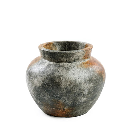 Bazar Bizar De Funky Vaas - Antiek Grijs - S - Home & Garden > Decor > Vases