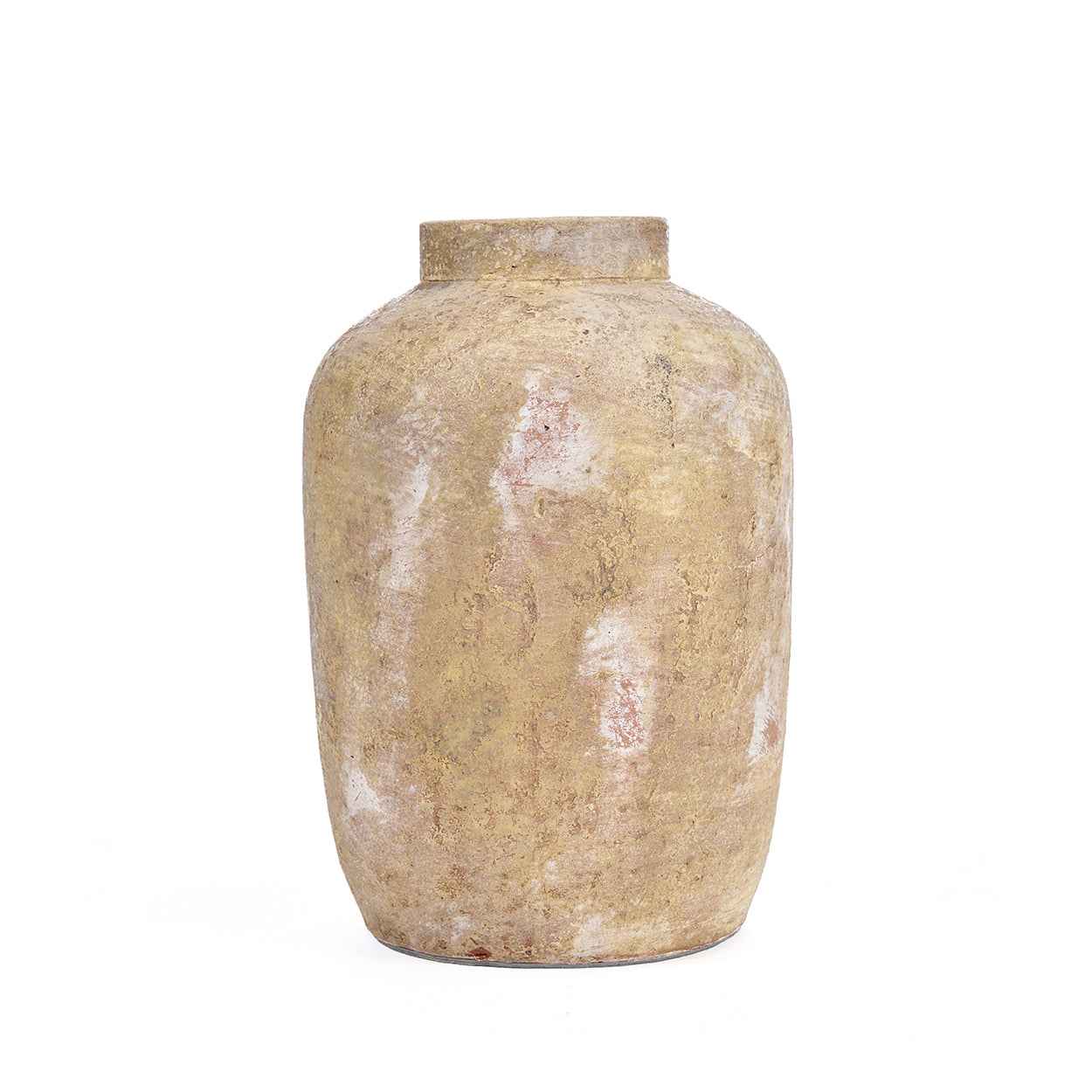 De Clay Echo vaas - crème - M